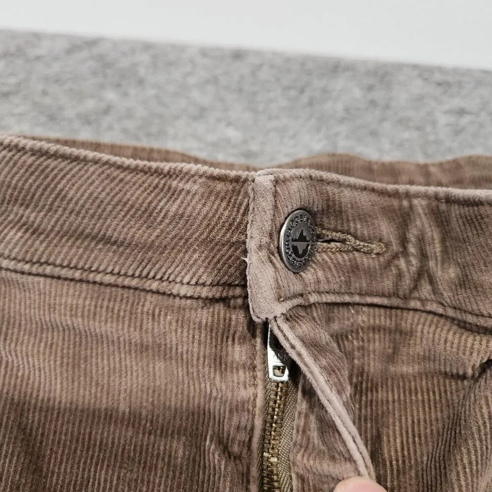 Patagonia Womens 32 Organic Cotton Everyday Cords Brown Corduroy Pants 32x28 - Picture 6 of 16